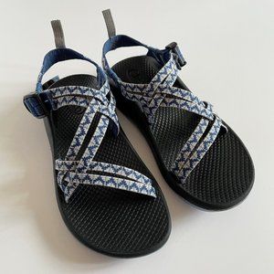 Chaco Kids Navy and Black Patterned Sandals